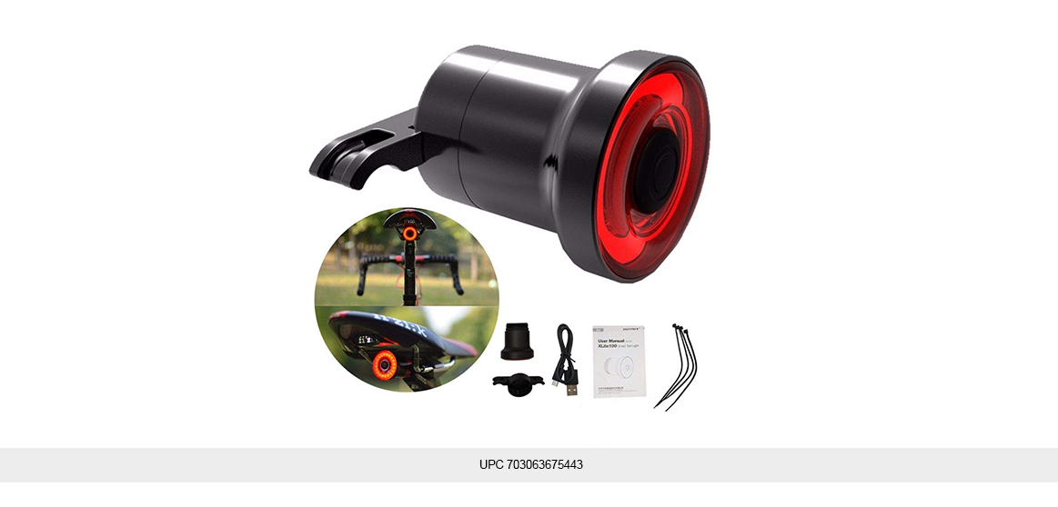 Bike Tail Light Ultra Bright, Bike Light Rechargeable Auto on-off, IPX6 Waterproof LED Bicycle lights