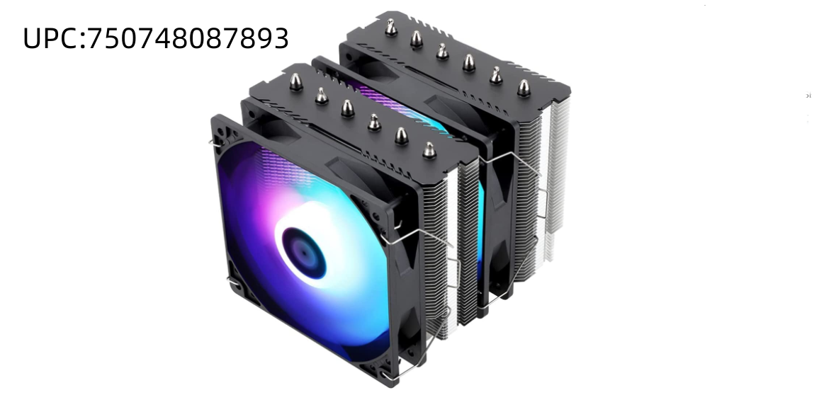 PA120 CPU Cooler with 6 Heatpipes, 120mm PWM Dual Fan, Intel 1700 AMD AM4 CPU Cooler