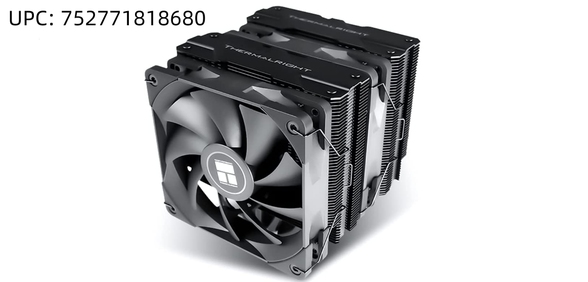 PA120 CPU Cooler with 6 Heatpipes, 120mm PWM Dual Fan, Intel AMD AM4 CPU Cooler (Black)