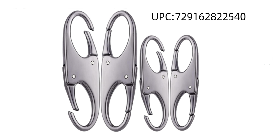 Anti Theft Zipper Lock- Backpack Zipper Lock Keep The Zipper Closed, Quick Disconnect Clip - Key Holder Add-on Accessory 4 PCS 2