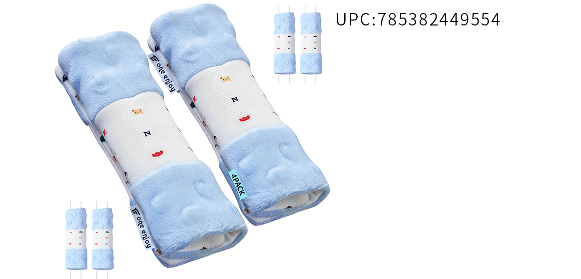 4 Packs Baby Car Seat Straps Cover Shoulder Pads for Baby, Baby Car Seat Belt Pads Seat Belt Covers for All Car Seats/Pushchair/