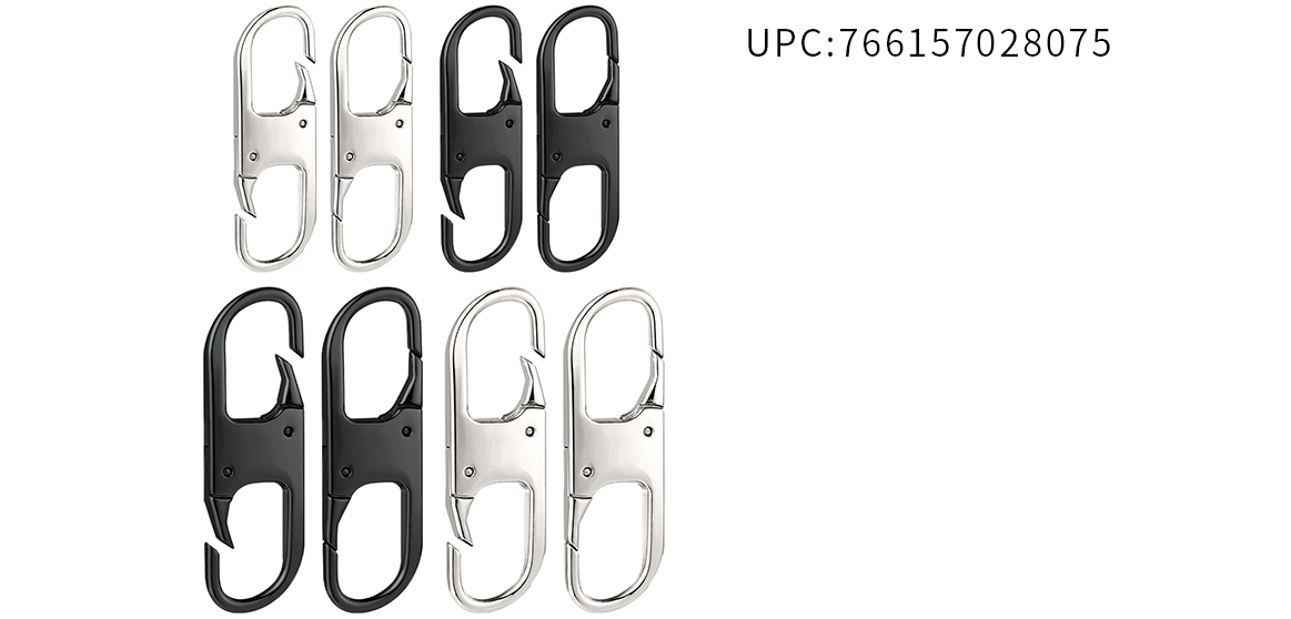 Anti Theft Zipper Lock- Backpack Zipper Lock Keep The Zipper Closed, Quick Disconnect Clip - Key Holder Add-on Accessory 8PCS 2S