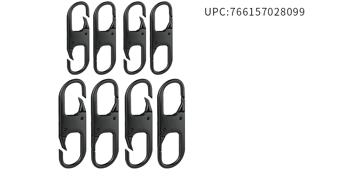 Anti Theft Zipper Lock- Backpack Zipper Lock Keep The Zipper Closed, Quick Disconnect Clip - Key Holder Add-on Accessory